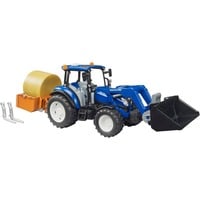 4001702021870 - BRUDER New Holland T5120 mit Frontlader Ladekasten Gabeln und Rundballen Modellfahrzeug 4001702021870 - BRUDER New Holland T5120 mit Frontlader Ladekasten Gabeln und Rundballen Modellfahrzeug