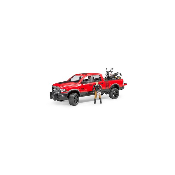 4001702025021 - RAM 2500 Power Wagon mit Ducati Desert Sled 02502 Spielzeugauto 4001702025021 bruder