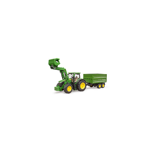 4001702031558 - Traktoren-Serie 7R Traktor John Deere 7R 350 mit Frontlader und Tandemachstransportanhänger 3155 Spielzeugauto 4001702031558 br