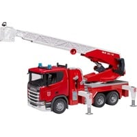 4001702035914 - Scania Super 560R Feuerwehr mit Drehleiter Wasserpumpe Light & Sound Modellfahrzeug