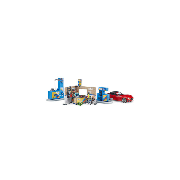 4001702621117 - bworld 62111 Tankstelle Spielfiguren-Set 4001702621117 bruder