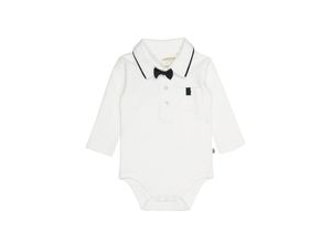 4001742701350 - - Body-Hemd CLASSIC BOYS mit abnehmbarer Fliege in weiß marine Gr80