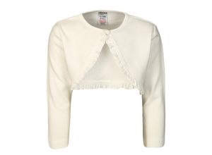 4001742804433 - - Jersey-Bolero CLASSIC GIRLS mit Rüschenborte in offwhite Gr116