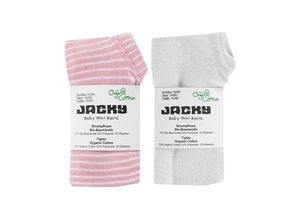 4001742936639 - - Baby-Strumpfhose BASIC JACKY 2er-Pack in rosa hellgrau Gr50 56