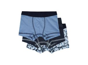 4001742956781 - - Boxershorts STARLIGHT 3er-Pack in blau Gr134 140