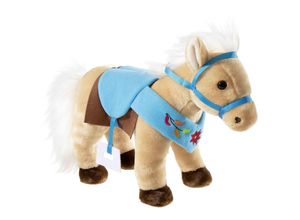 4001750754478 - - Kuscheltier KUSCHELKARAWANE - PFERD A CHEVAL (35cm) in braun