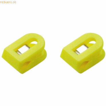 4001782220330 - 20 x Briefklemmer Multi Clip Liliput 15x25mm VE=4 Stück hellgel