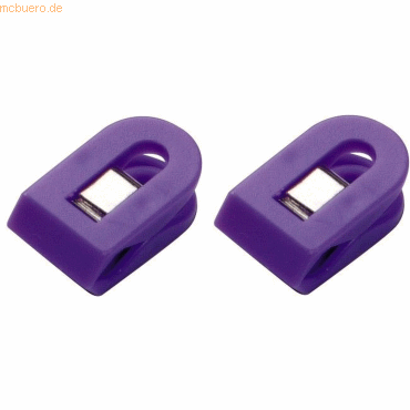 4001782220354 - 20 x Briefklemmer Multi Clip Liliput 15x25mm VE=4 Stück violett