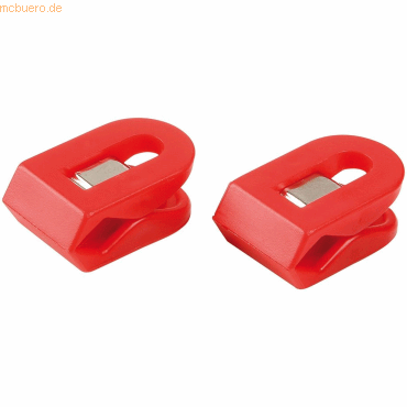 4001782248693 - 10 x Briefklemmer Multi Clip Liliput 15x25mm VE=8 Stück rot