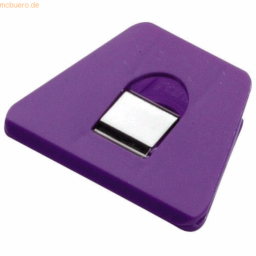 4001782249133 - 10 x Briefklemmer Multi Clip Signal 2 70x50mm VE=1 Stück violet