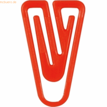 4001782321914 - Büroklammern LaurelClip 30mm VE=75 Stück hellrot