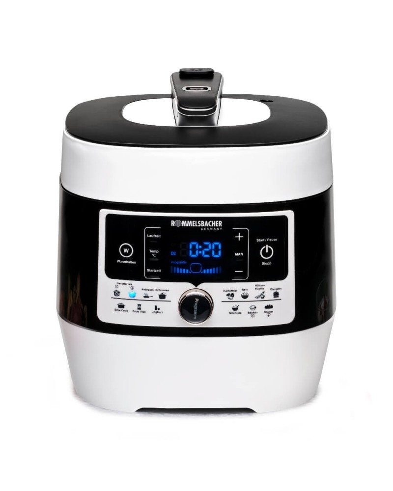 4001797803009 - ROMMELSBACHER MD 1000 Multikocher Weiß Schwarz (Rührschüsselkapazität 4 Liter Watt)