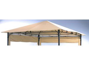 4001827480156 - Ersatzdach 3x3m Sand universal zu Antik Pavillon Gartenpavillon Partyzelt Plane Bezug