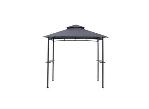 4001827487629 - Grillpavillon BBQ 15x24m inkl Flammschutzdach grau