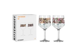 4001852071862 - RITZENHOFF Gin-Kelch Schattenfauna 2er-Set transparent