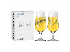 4001852073842 - Biergläser Gerste Brauchzeit 374 ml 2er Set