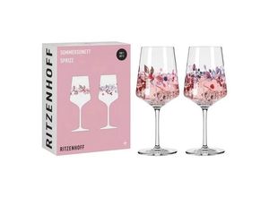 4001852076652 - Aperitifglas 2er-Set Sommersonett F23 Kristallglas Made in Germany