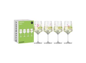 4001852076782 - RITZENHOFF Aperitifglas‐Set Sommertau 4er-Set grün