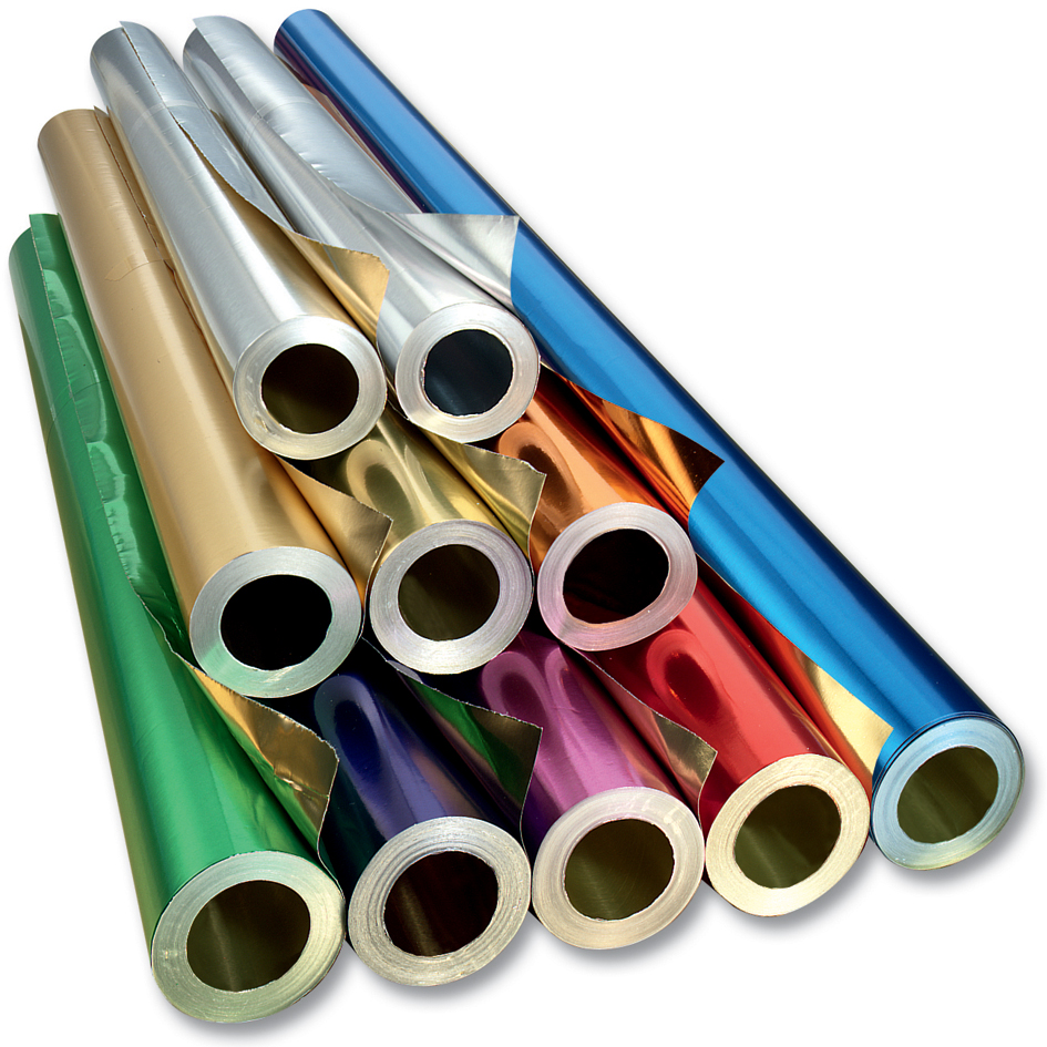 4001868000122 - Alu-Bastelfolie (B)500 mm x (L)10 m rot   gold