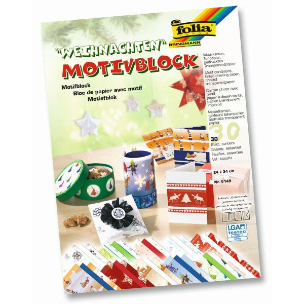 4001868019902 - Motivblock Weihnachten II 240 x 340 mm 30 Blatt