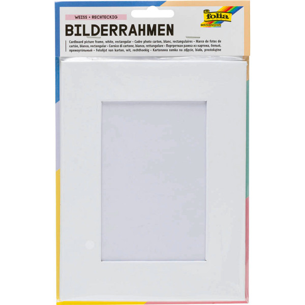 4001868024463 - Bilderrahmen-Set aus Pappe 10 x 15 cm weiß