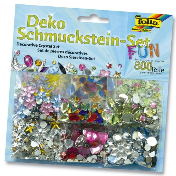 4001868047202 - 12619  cal800Teile Schmuckstein-Set Fun sort