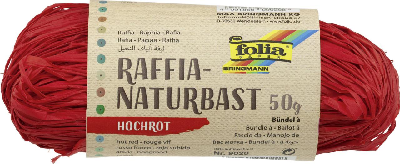 4001868090208 - Naturbast matt hochrot 05 mm x 4001868090208 folia 4001868090208 - Naturbast matt hochrot 05 mm x 4001868090208 folia