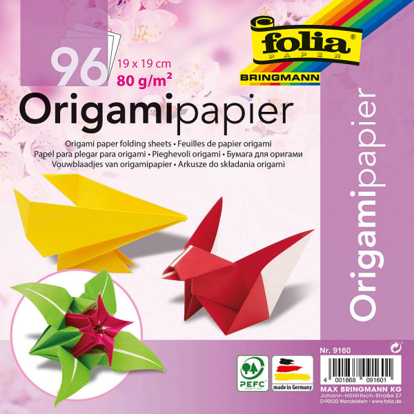 4001868091601 - Faltblätter Origami 19x19cm 4001868091601 folia 9160