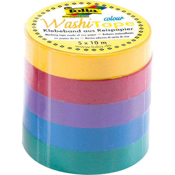 4001868104165 - Washi Tape UNI BASIC Deko-Klebeband matt 100 mm x 100 m 4001868104165 folia 26438 5 Rolle 4001868104165 - Washi Tape UNI BASIC Deko-Klebeband matt 100 mm x 100 m 4001868104165 folia 26438 5 Rolle
