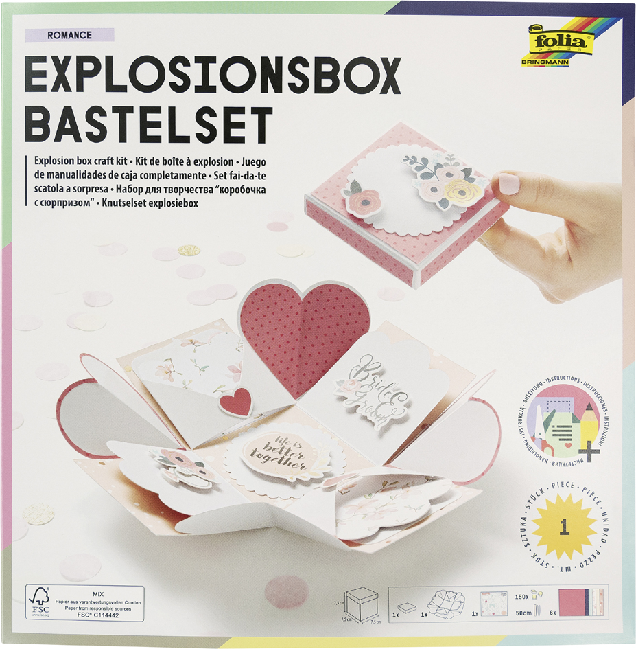 4001868118773 - Bastelset Explosionsbox Romance 46 tlg 4001868118773 folia