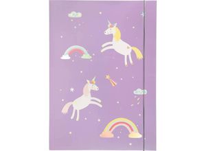 4001868127034 - Sammelmappe HOTFOIL MAGIC UNICORNS A3