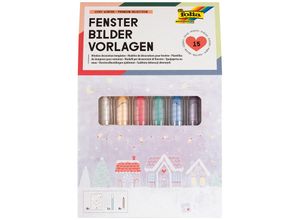 4001868127737 - Fensterbilder Vorlagen-Set COSY WINTER 15-teilig