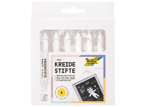 4001868131956 - Kreidestifte WHITE 6 Stück