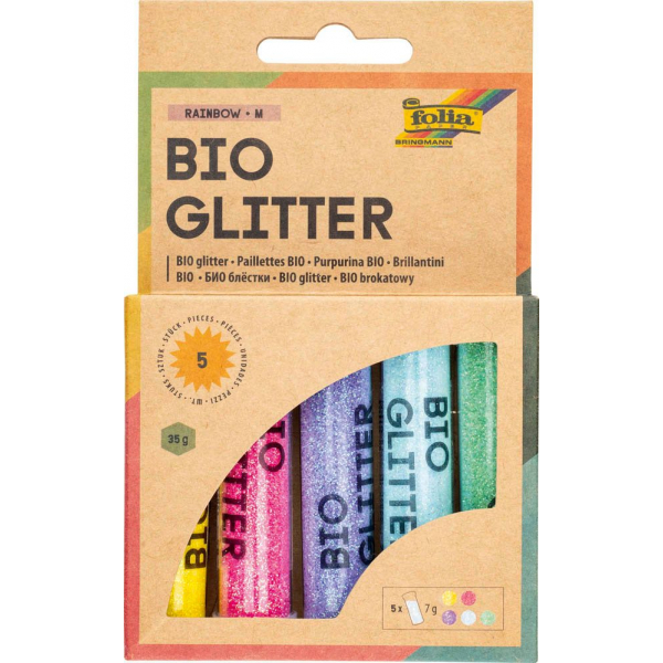 4001868133462 - Bio Glitter Rinbow M Glitzer farbsortiert 4001868133462 folia 4001868133462 - Bio Glitter Rinbow M Glitzer farbsortiert 4001868133462 folia