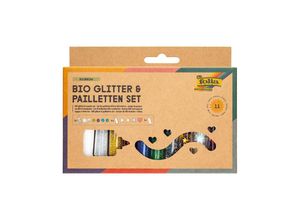 4001868133554 - Bio Glitter & Pailletten-Set Glitzer farbsortiert 4001868133554 folia 6 Gramm