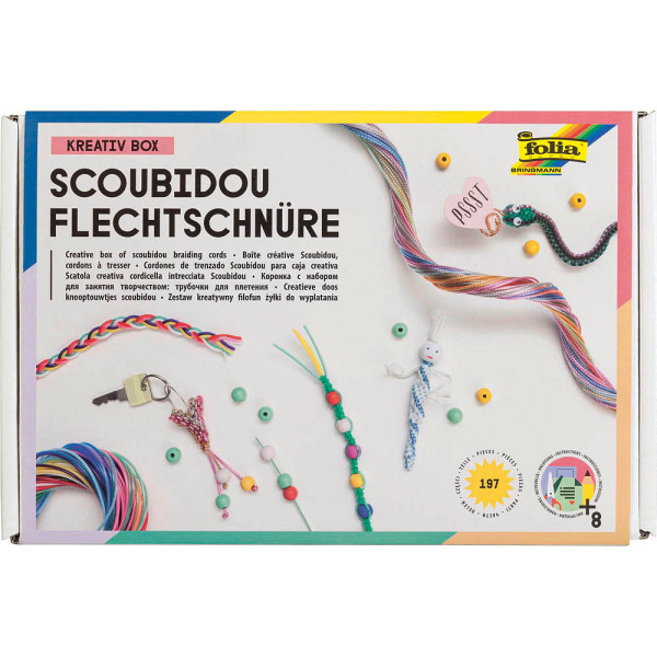 4001868730197 - Scoubidou Flechtschnüre-Bastelset 197 Teile