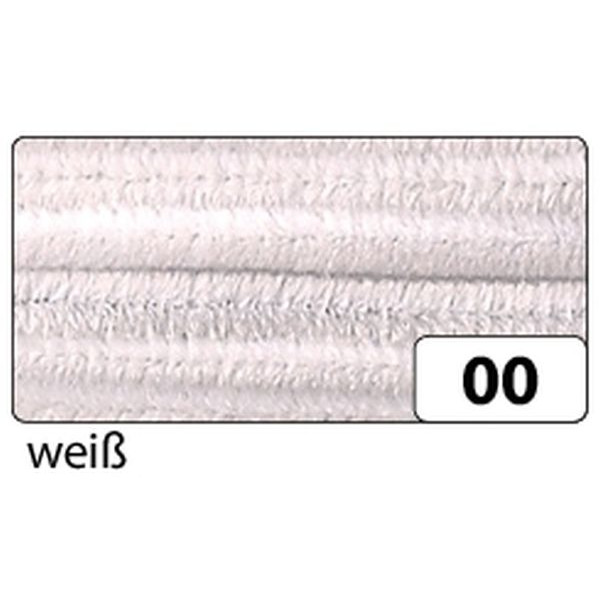 4001868780000 - 77800 50cm Chenilledraht 8mm weiss 4001868780000 folia 77800 10 Stück