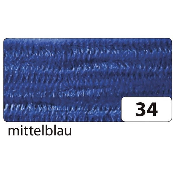 4001868780345 - 77834 50cm Chenilledraht 8mm mittelblau 4001868780345 folia 77834 10 Stück