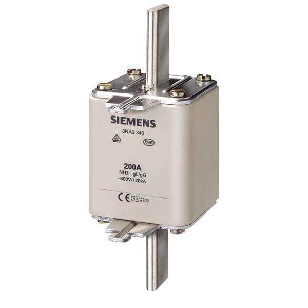 4001869056593 - NH3 SIEMENS AG NH-Sicherungseinsatz NH3 In 500 A gG Un AC 500 V Un DC 440 V 3NA3365 4001869056593