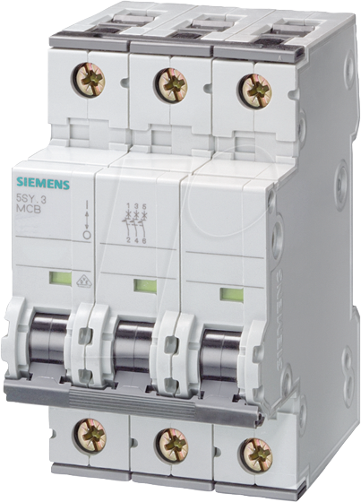 4001869246819 - SIE 5SY6316-6 - Leitungsschutzschalter Char-B 16 A 3-pol 6 kA