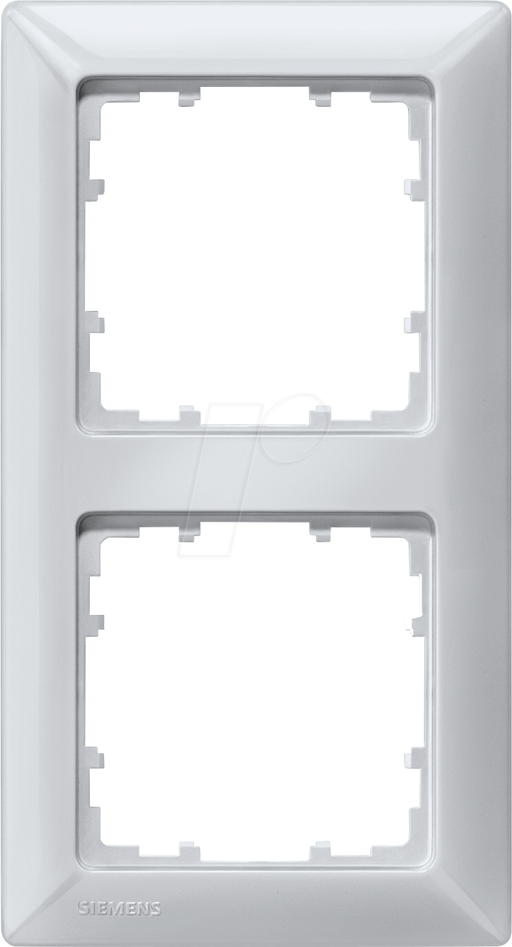 4001869270401 - SIE 5TG2552-3 - DELTA line aluminiummetallic Rahmen 2-Fach 151x 80mm