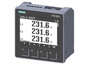 4001869570020 - 7KM3220-1BA01-1EA0 sentron Power Monitoring PAC3220 Fronteinbau 690 400 v 5 a 24-60 v d - Siemens