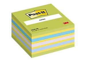4001895872815 - Liderpapel - Haftnotizwürfel ® 76 x 45 x 76 mm (b x h x t) neongrün neongelb paradiseblau flieder retroblau 450 Bl