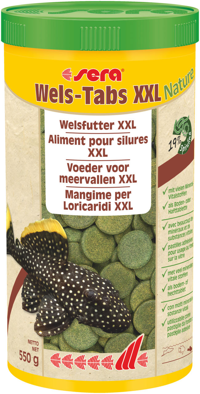 4001942004992 - sera Wels-Tabs XXL Nature 1000 ml (550 g)