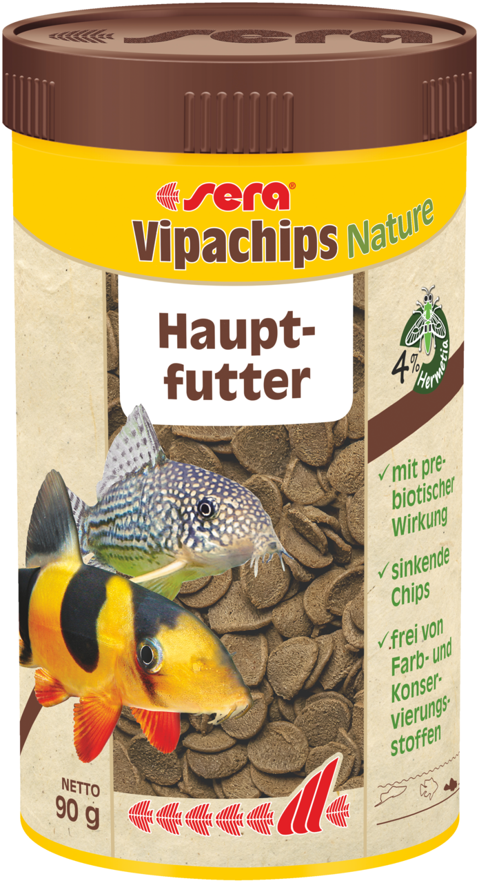 4001942005159 - 2x 250ml sera Vipachips Nature ausgewogenes Fischfutter