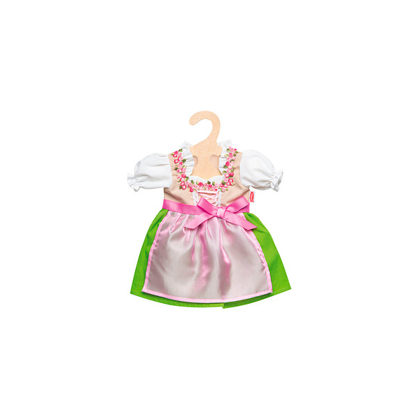 4001949011139 - Puppenkleidung DIRNDL HEIDI (28-35cm) mit Schürze in rosa grün