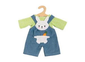 4001949023163 - Puppen-Latzhose BUNNY LOU mit Ringelshirt (35-45cm)