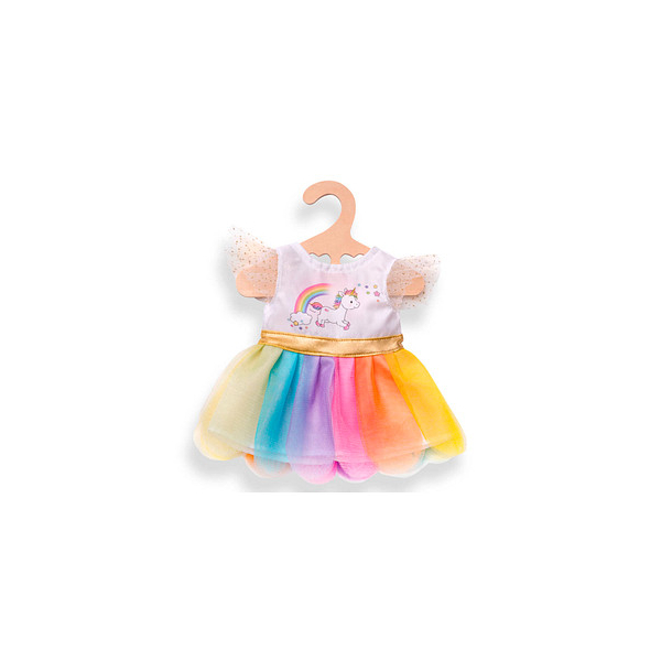 4001949028502 - Puppenkleidung EINHORN-KLEID „HENRI“ (35-45cm) in bunt