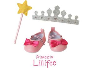 4001949043017 - Puppen-Accessoires-Set Prinzessin Lillifee 3-teilig  Ballerinas Glitzer