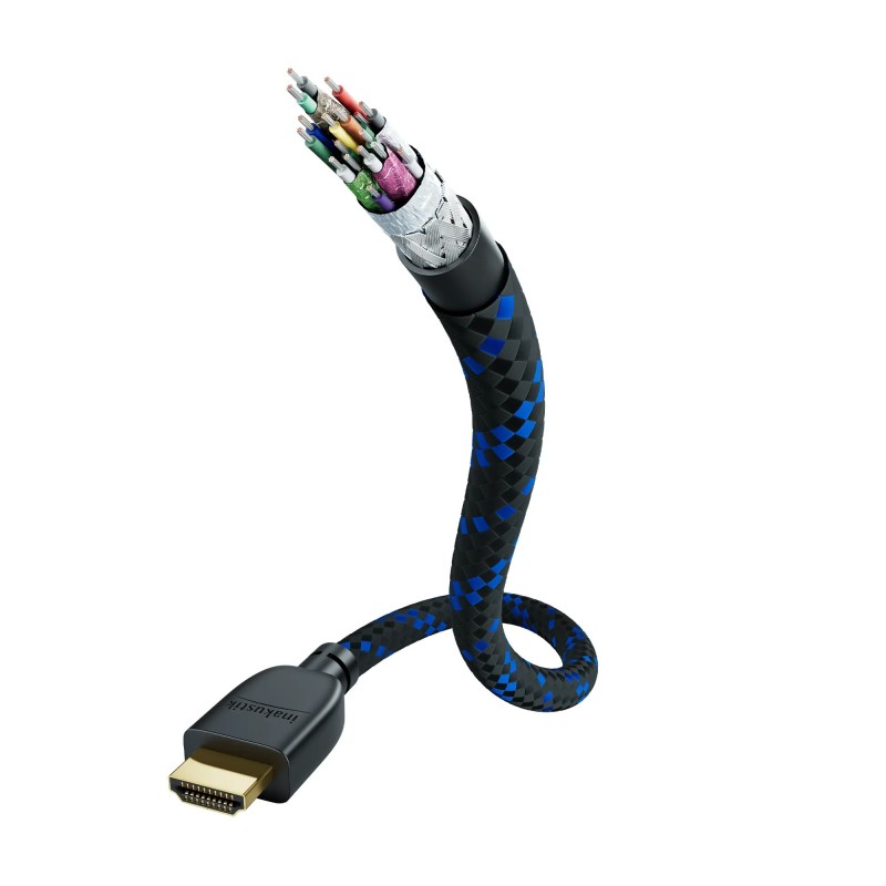 4001985522088 - Blau Inakustik 00423550 HDMI-Kabel 5 m HDMI Typ A (Standard) Schwarz Blau 4001985522088